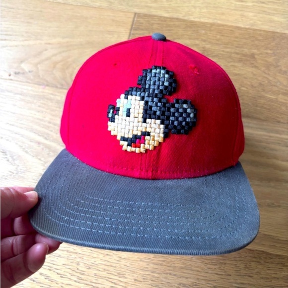Disney Other - Disney Paris Mickey Mouse pixel ball cap